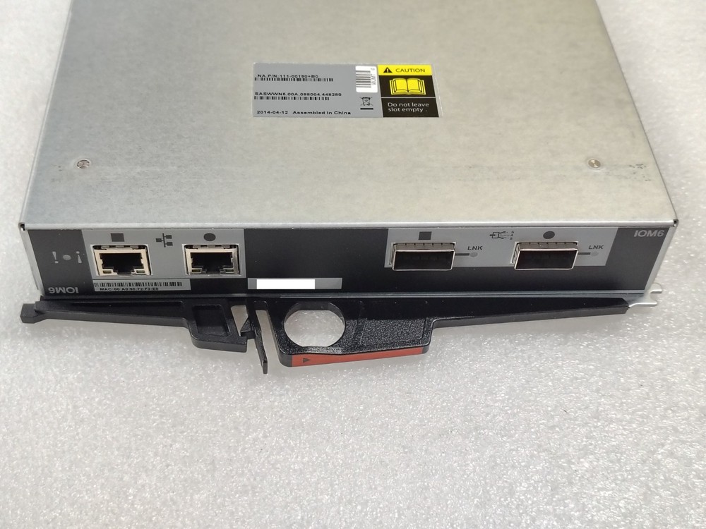 NetApp 111-00190+B0 IOM6 SAS Controller Module