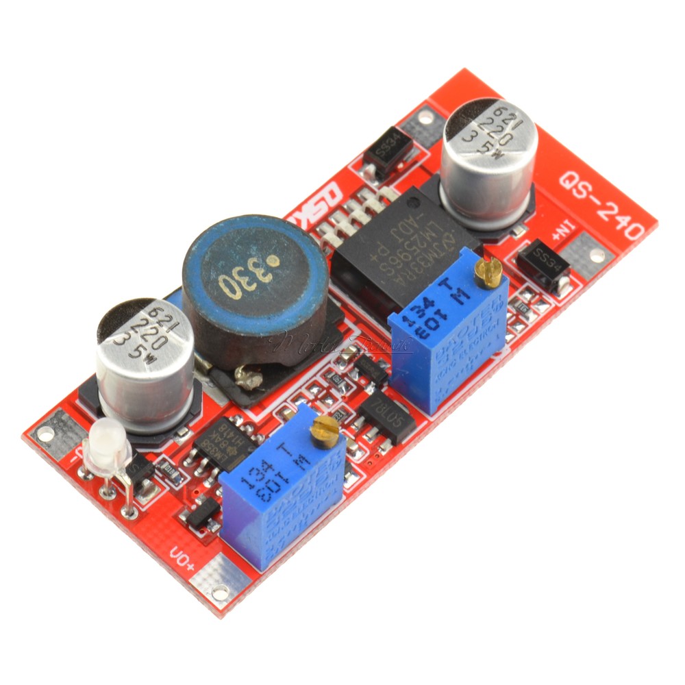 DC-DC LM2596 Step-down Adjustable CC/CV Power Supply Module Converter LED driver