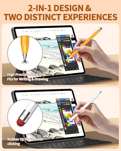 5 PCS Stylus Pen for Touchscreen,Octagonal Retro Design,Stylus Pen High