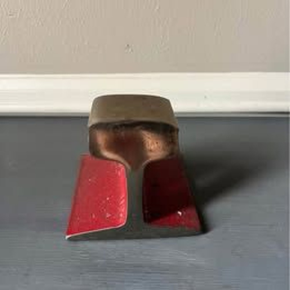 Antique Trolley Rail Bookend