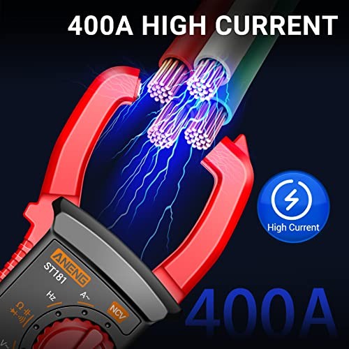 Digital Clamp Meter Multimeter Tester - 4000 Counts with 4000 Counts AC Current