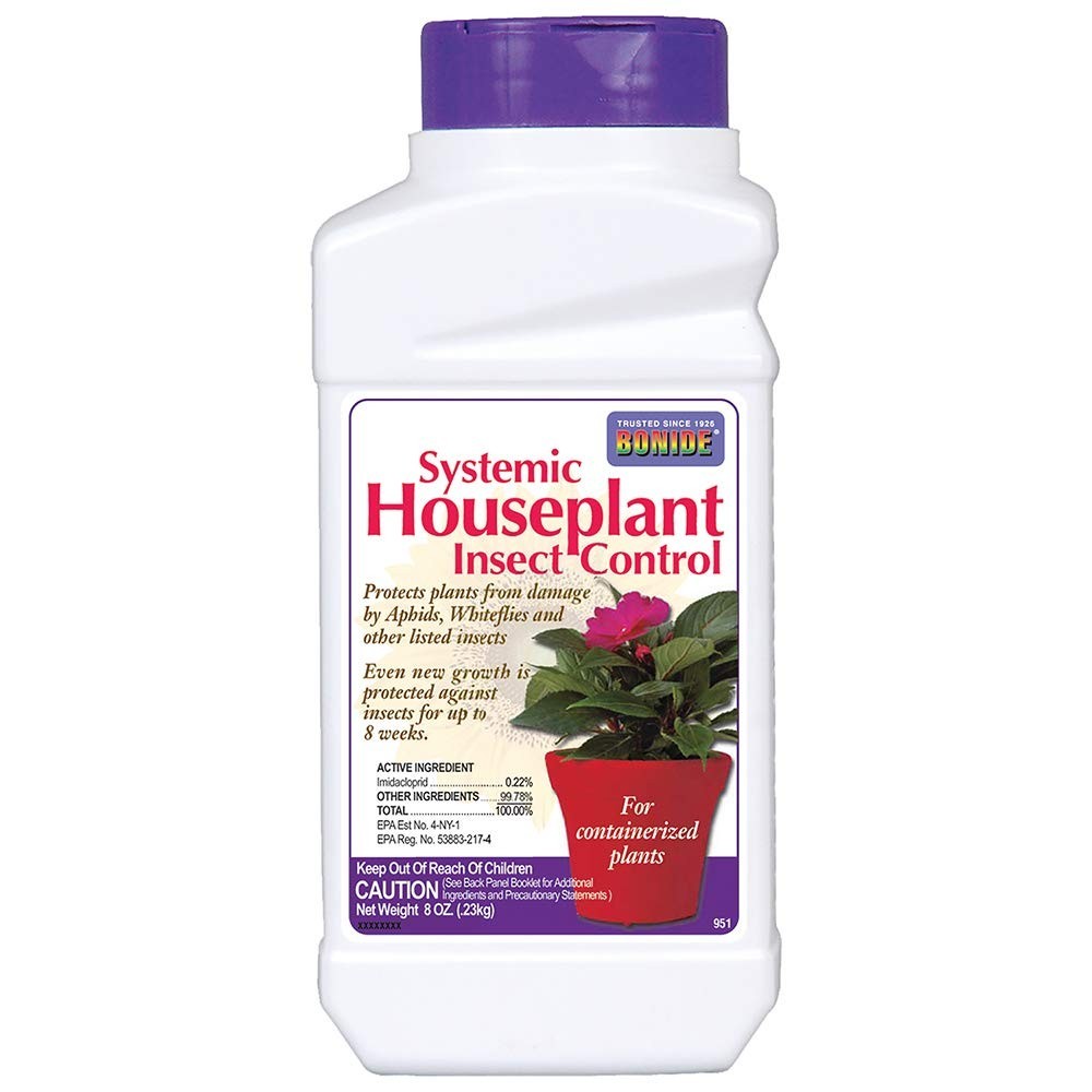 Bonide 951 Systemic Houseplant Insect Control 8oz (3 Pack) Kills Aphids Bugs