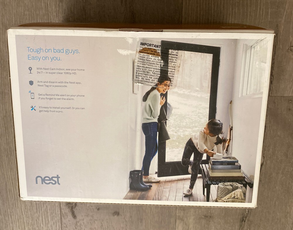 Google Nest Secure Smart Alarm System and Google Nest Cam Indoor Wired Security