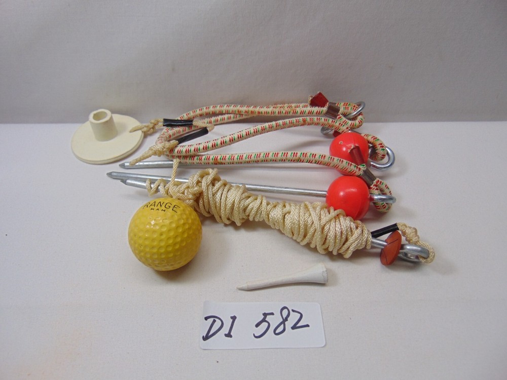 Vintage Golf Master Home Practice Set Pro Instructor Golfmaster Old