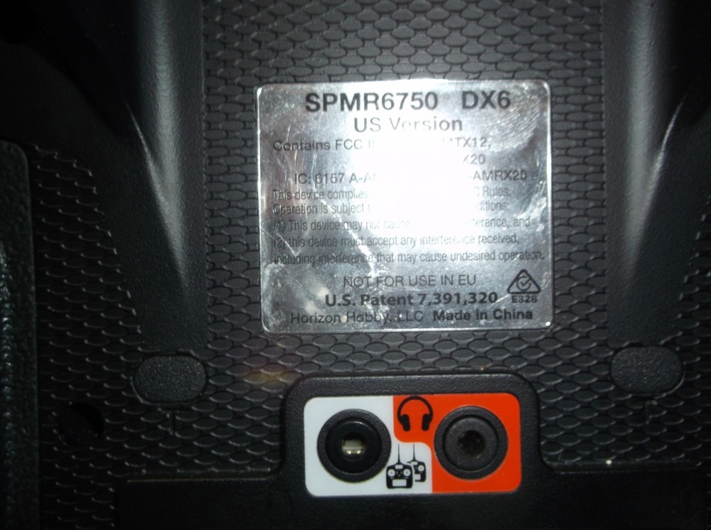 Spektrum Transmitter DX6 SPM6750 DSMX Telemetry System