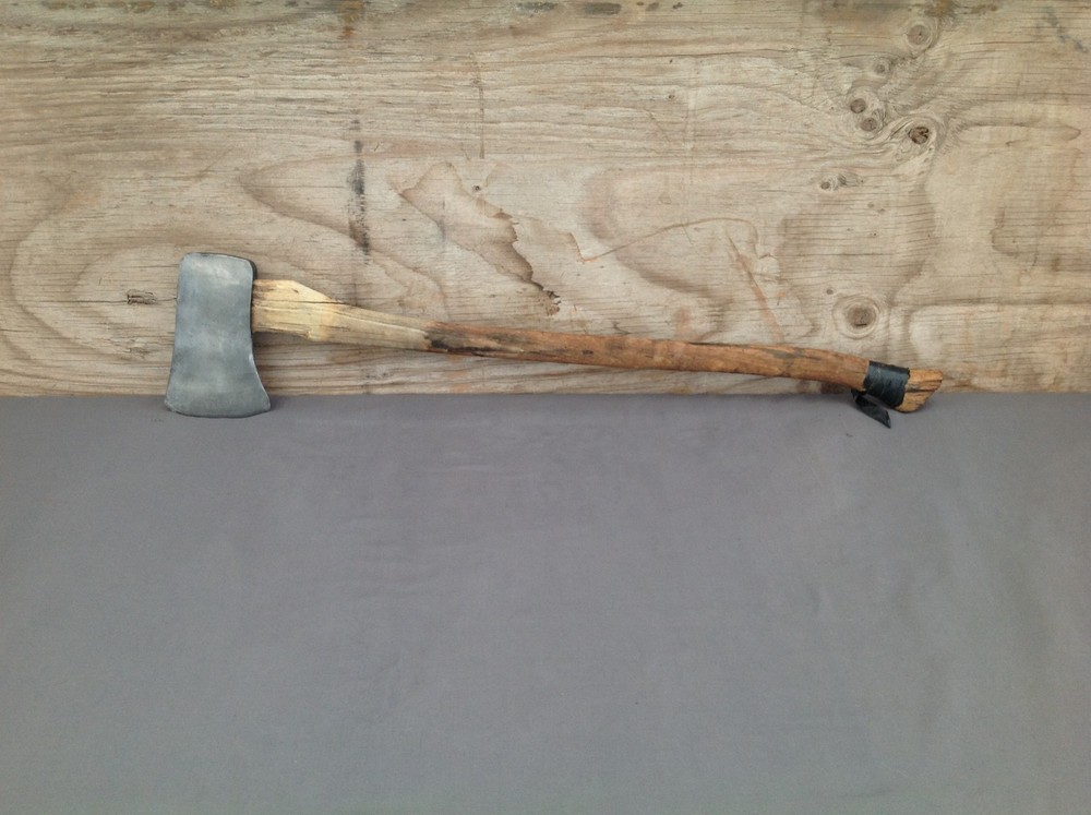 Large Unmarked Single Bit Axe