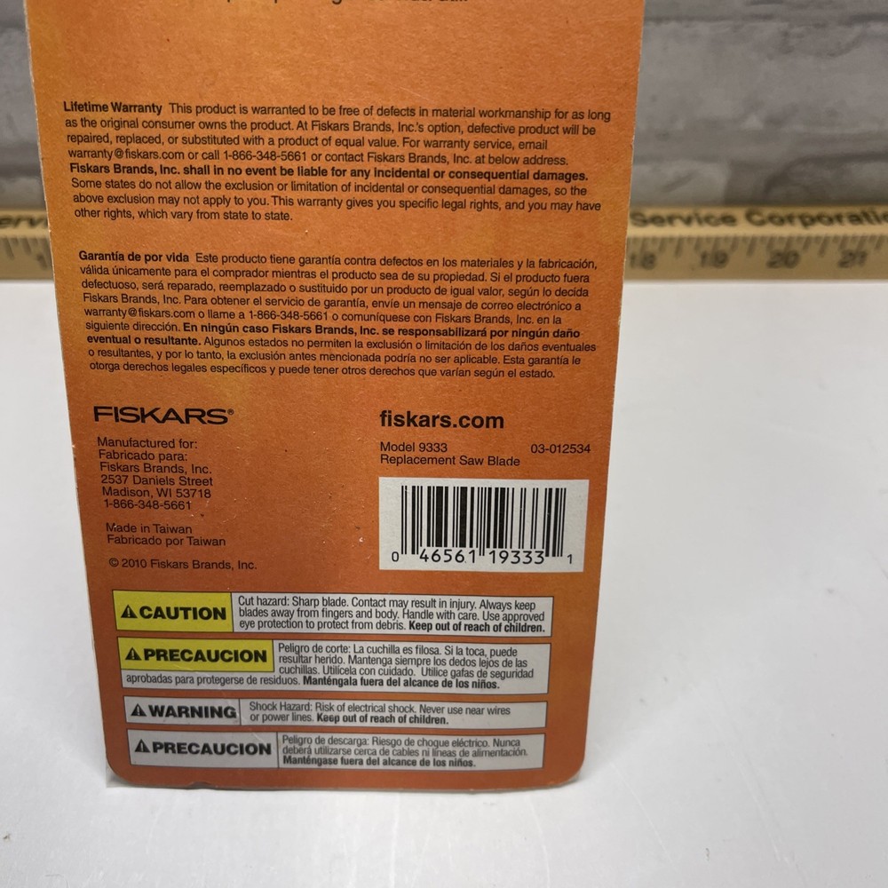 Fiskars Woodzig Chainsaw-Style Pruner,Pull Stroke,15 Inches,Patented Tooth,1Pkg