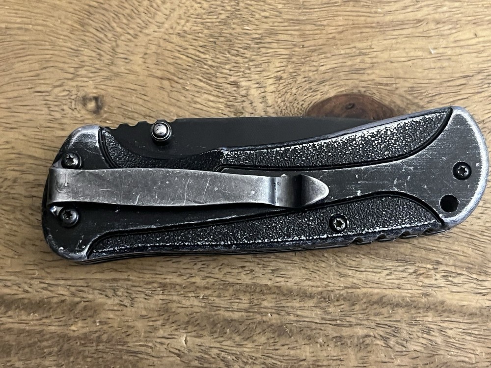 Smith & Wesson SWSA12 Assisted Folding Knife 3.25" Black Plain Blade