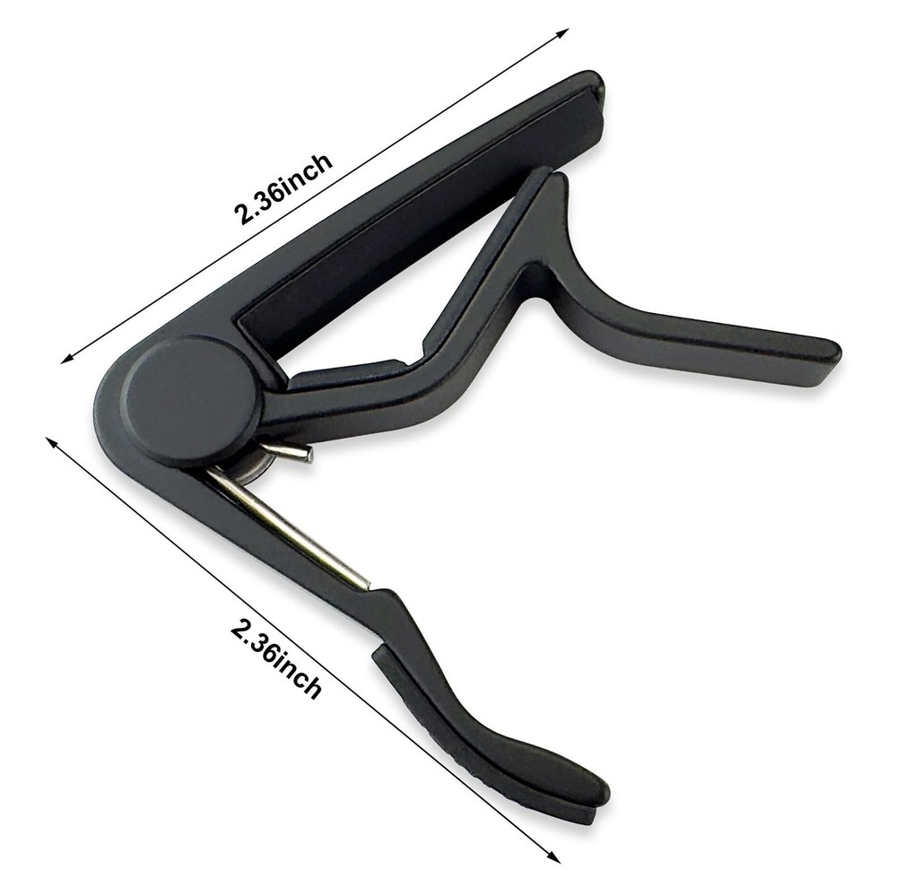 Pro Ukulele Capo for Soprano Concert Baritone, Black.