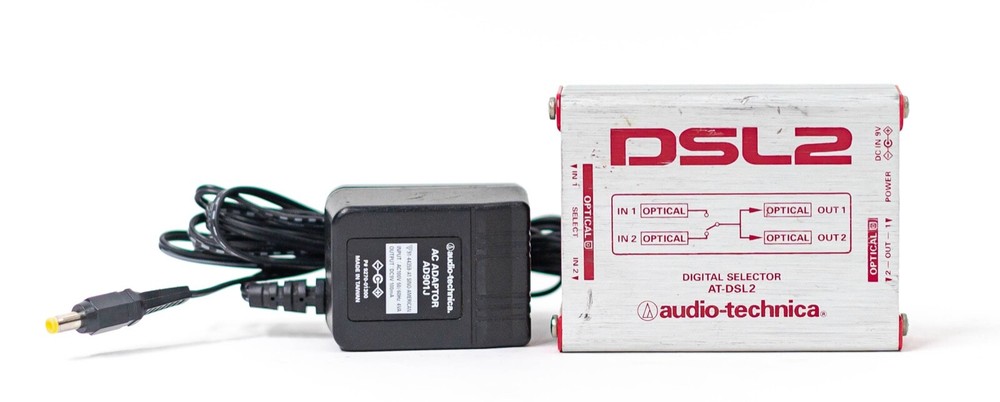 Audio Technica DSL-2 Optical Digital Audio Selector with Power Supply