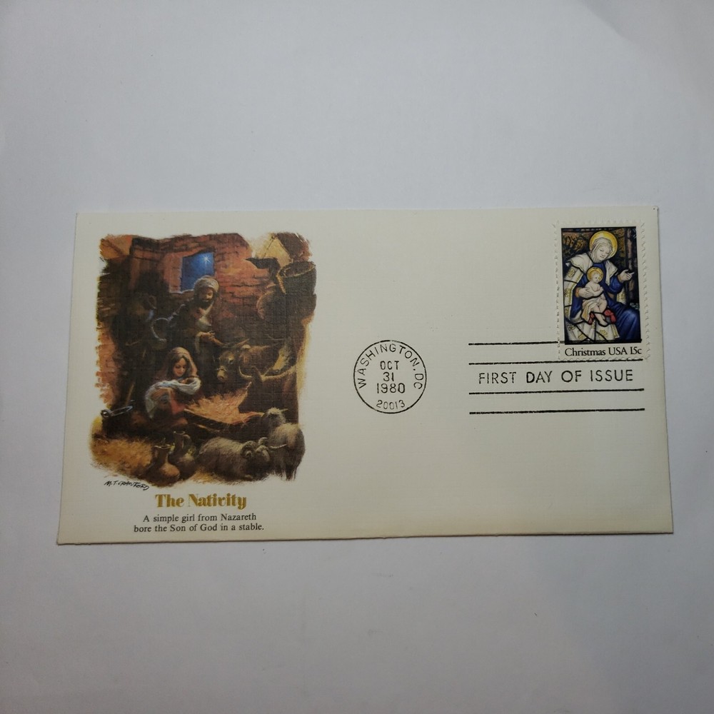First Day Covers 1980 The Nativity