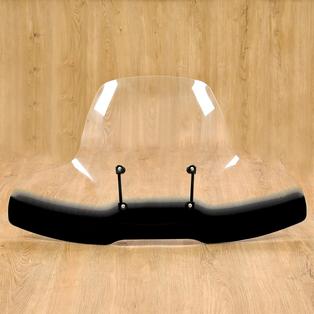 2-Tone Large Windshield Windscreen Screen Protector For ATV Motorcycle Harley