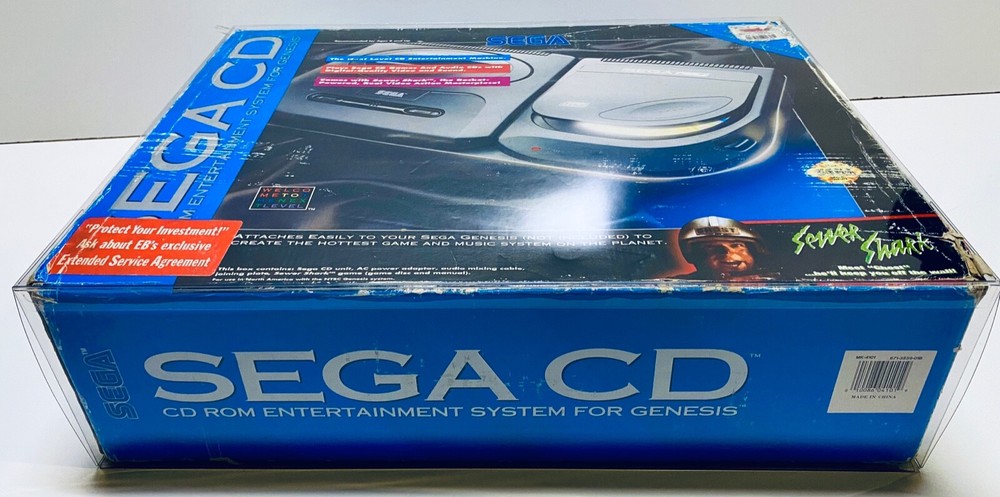 1 Console Box Protector SEGA CD MODEL 2 As Pictured. Custom Clear Display Case