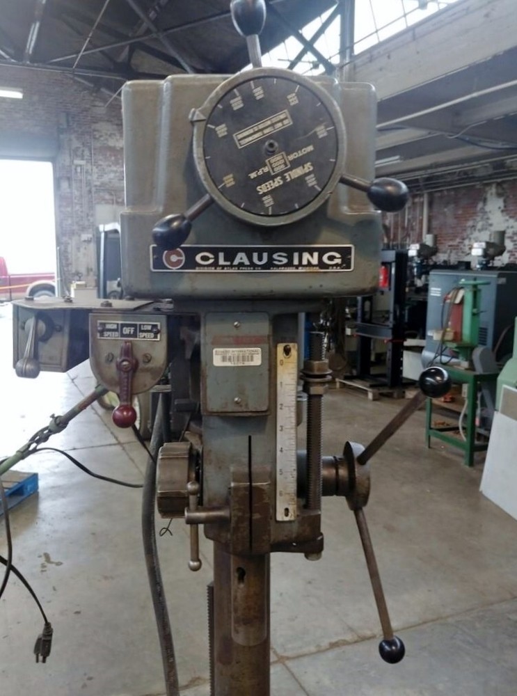 CLAUSING 20" VARIABLE SPEED FLOOR STAND DRILL PRESS Model 22V-1
