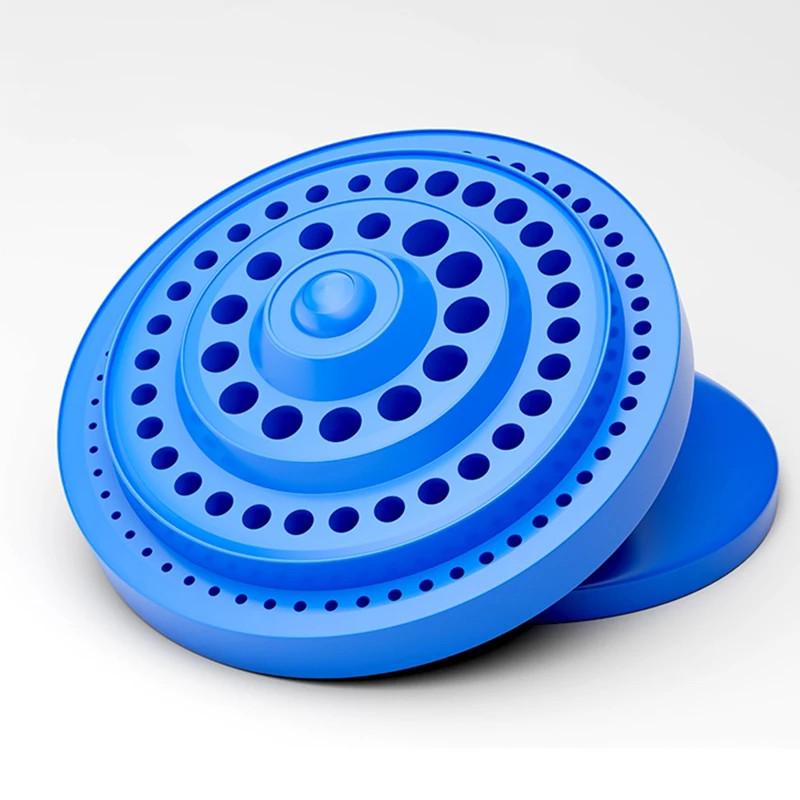 Rotating Drill Bit Storage Box Organizer Case for Hardware Tools