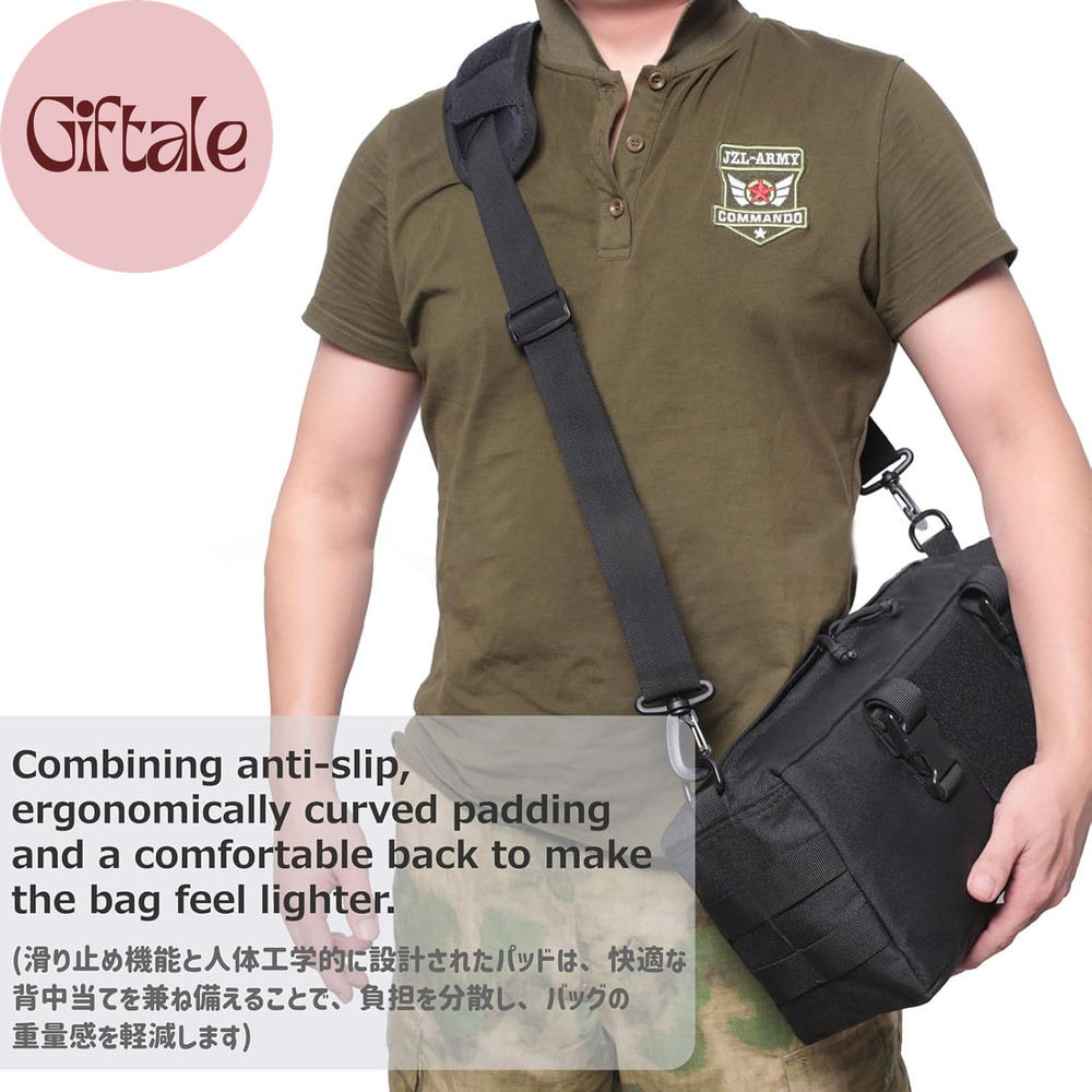 Wide Replacement Shoulder Strap Adjustable Crossbody Canvas Webbing for Messenge