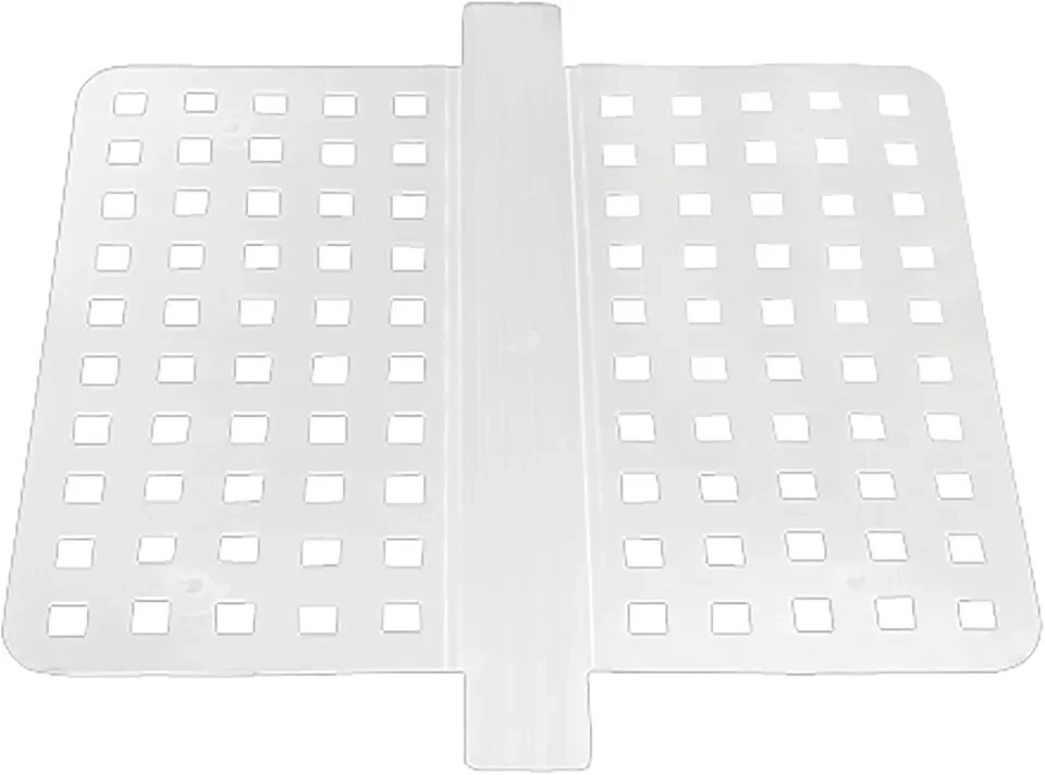 Mat Protector Double Sink Divider Clear Kitchen Dish Safe Durable Grips Saddle