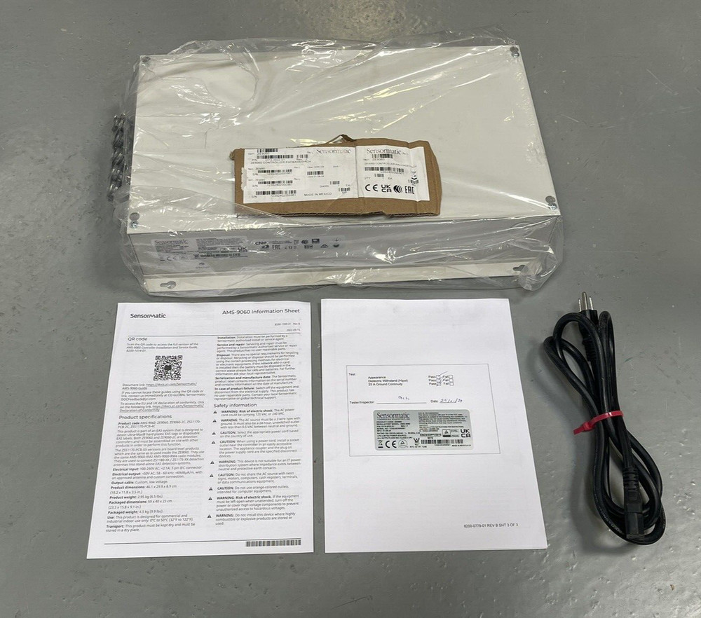 New SENSORMATIC Controller 4 Channel #ZE9060 Ships FREE