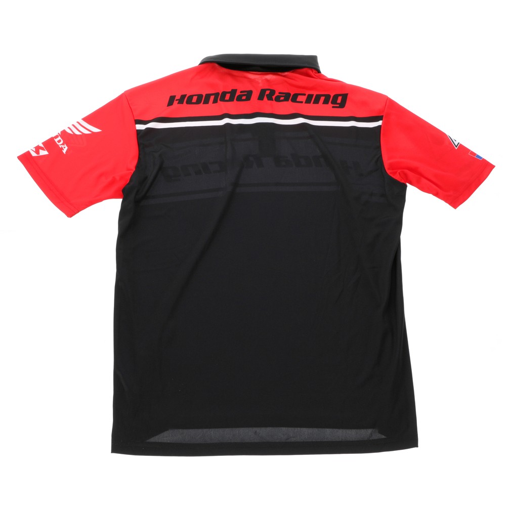 Honda Racing Team Pit Shirt Red/Black Medium