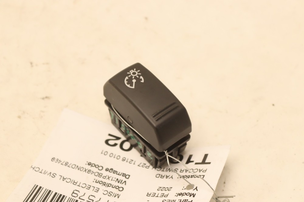 2018-2023 PETERBILT 579 PACCAR DIMMER LIGHT CONTROL SWITCH BUTTON OEM