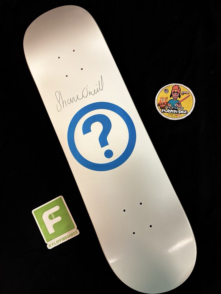 RARE SIGNED Shane O'Neill Question Mark Primitive Skateboard Deck AUTOGRAPHED
