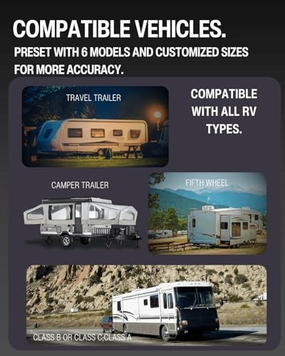 Wireless RV Leveling System, Bluetooth RV Leveler for Campers, RV Leveling