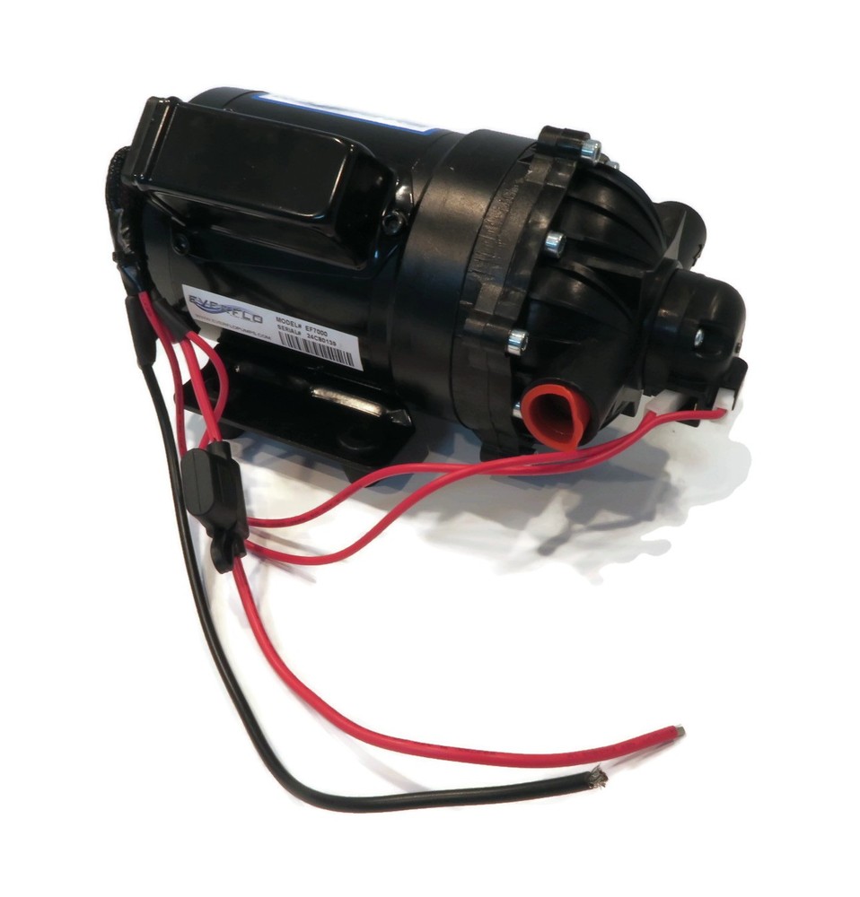 Everflo 7.0 GPM, 12 Volt, Diaphragm Pump for Devalan 7870-101E-SB, 7870101ESB