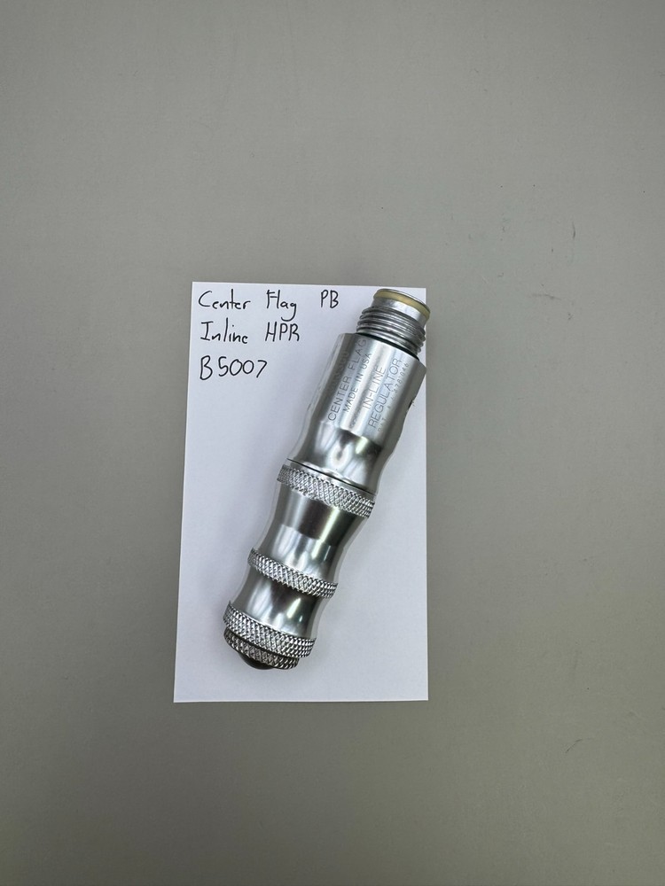 Center Flag PB Inline HPR-Gloss Silver