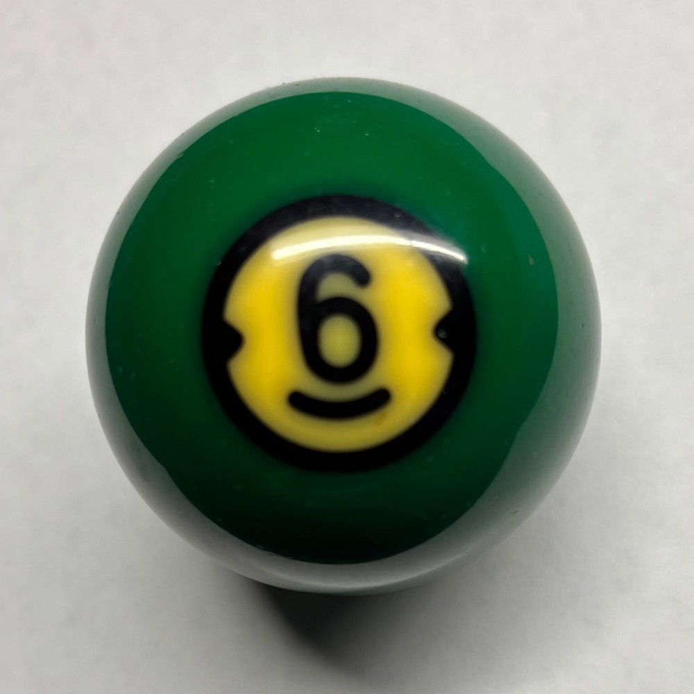 USED Brunswick Centennial Triangular Dart Pool Ball #6 replacement - FREE SHIP