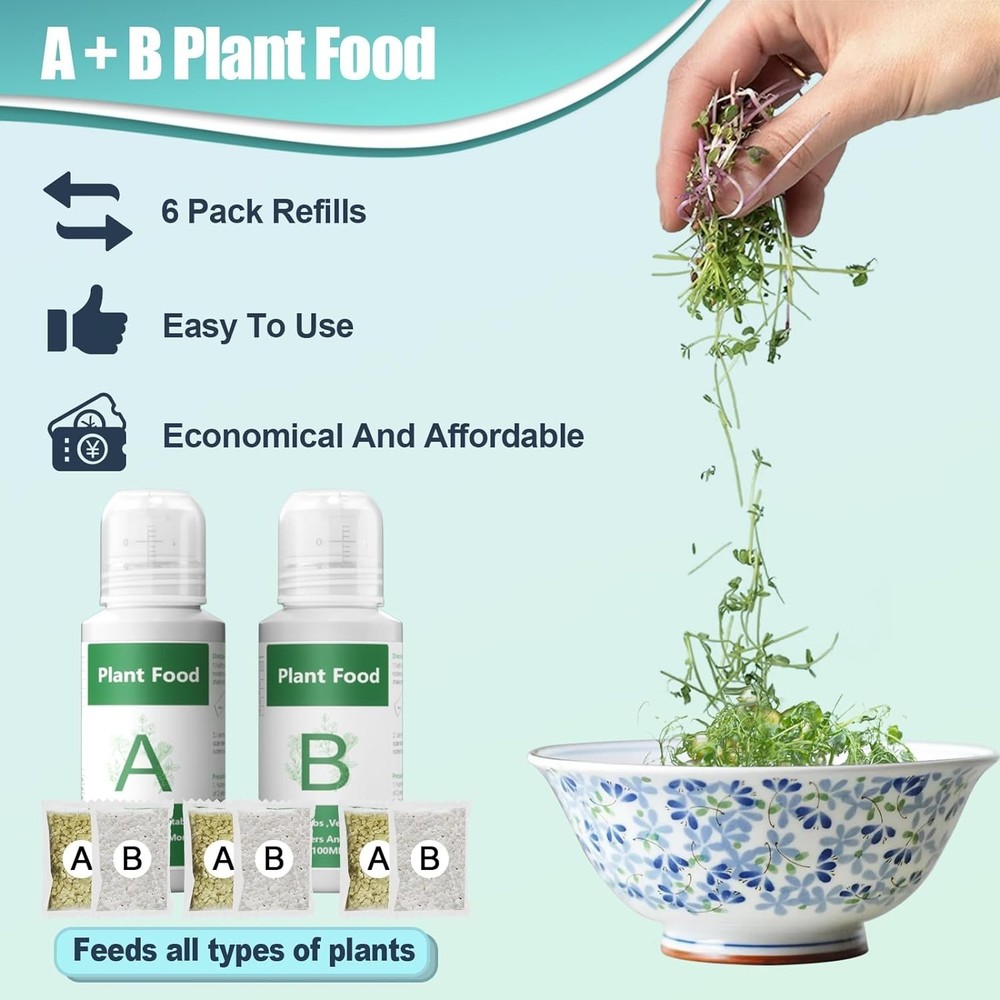 Versatile Hydroponic Solution A & B 800ml for Indoor and Outdoor Plants