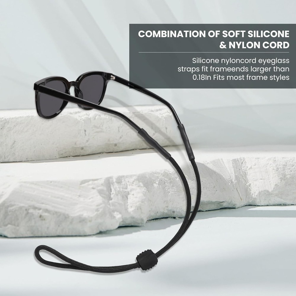 Glasses Strap Adjustable Eyewear Holders 3 Pcs New