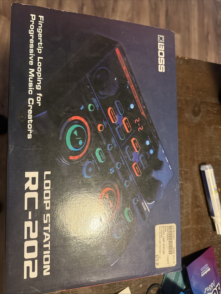 Boss RC202 Loop Station Compact Tabletop Two-Track Looper