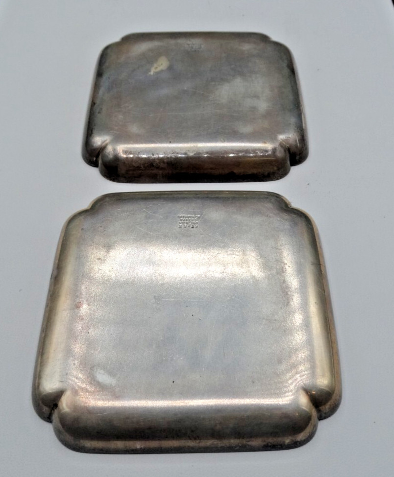 Tiffany & Co. Sterling Silver Square Trays