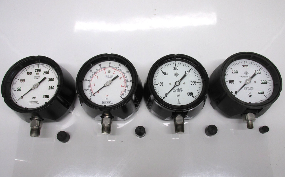 4½" Mcdaniel Controls & Noshok *5 Gauge Bundle* ITL