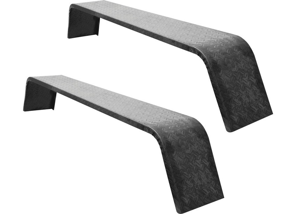 Extreme Max 5001.6403 Tandem Axle Trailer Fenders Pair Weld-On 14-Gauge 10"x75"