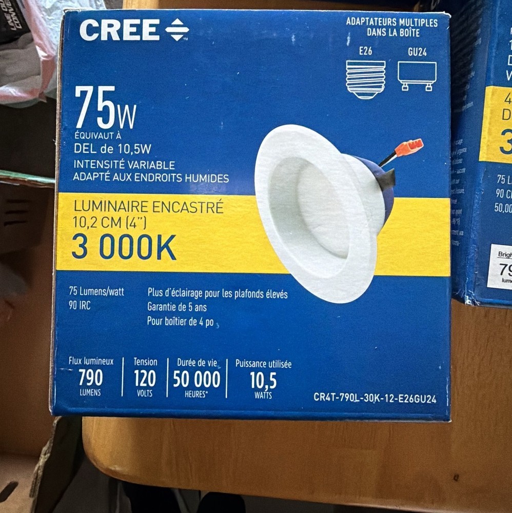 Cree 75W Equivalent 4-inch Recessed LED Downlight