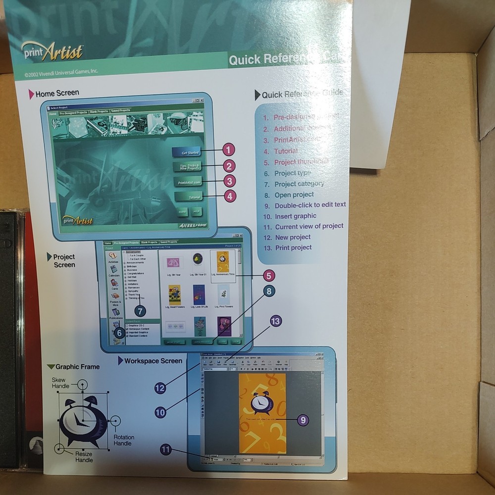 Print Artist 2002 Version Gold Edition PC