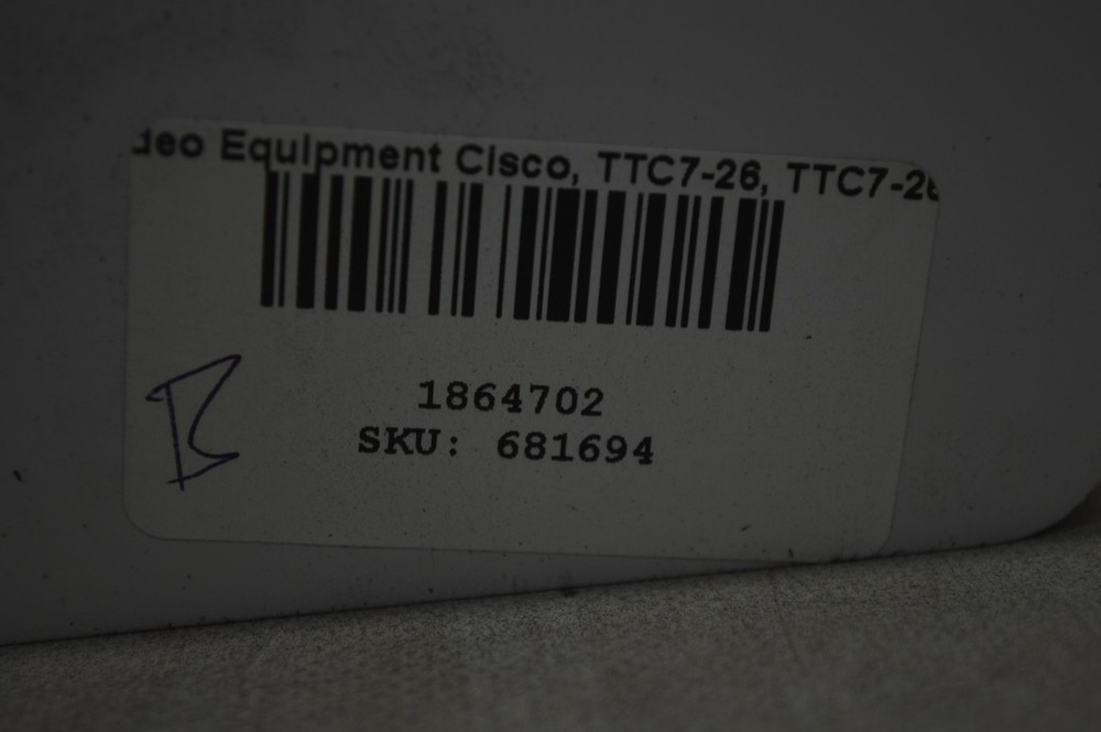 Cisco Webex TTC7-26 Conference Camera Telepresence