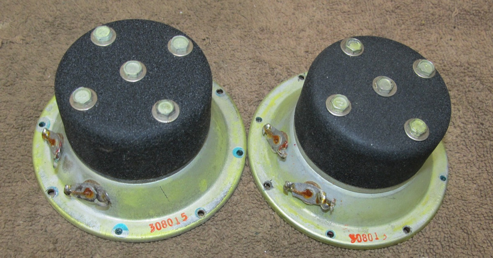 Pair Stromberg Carlson 3 1/2" Tweeters, Red Cones, Both Work