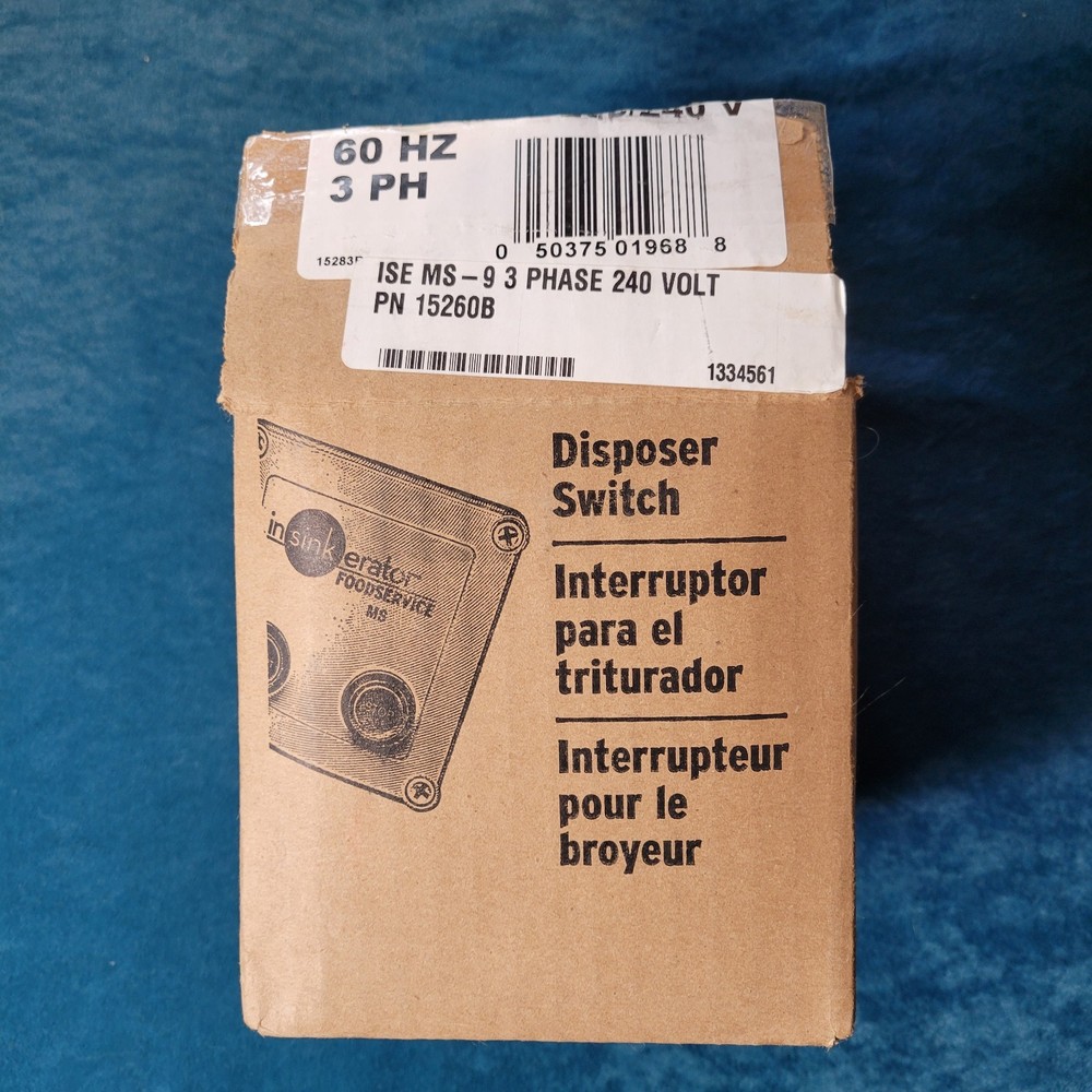 INSINKERATOR MS 9 DISPOSER SWITCH ; NEW IN OPEN BOX