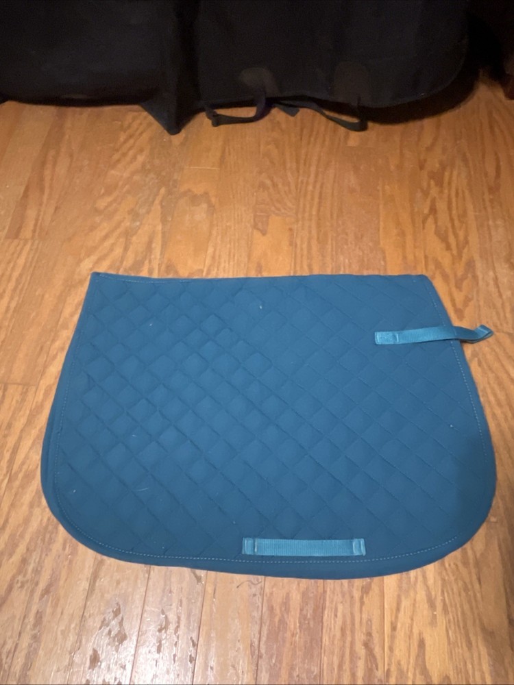 Dover Saddlery Teal Blue English Saddle Pad