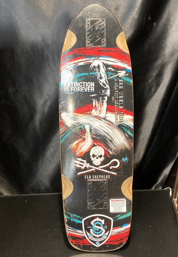 sector 9 skateboard 27” Deck sea shepherd