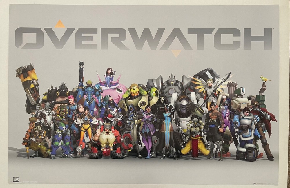 OVERWATCH, BLIZZARD, AUTHENTIC LICENSED 2018 POSTER