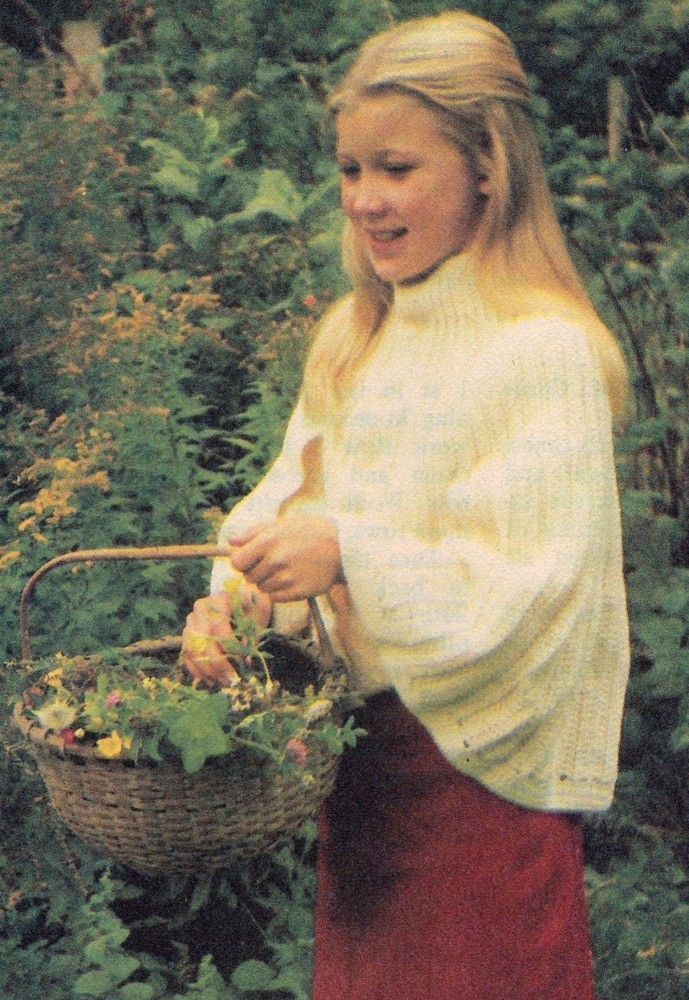 SPRINGTIME Girl's Coat-Cape/Crochet Pattern INSTRUCTIONS ONLY