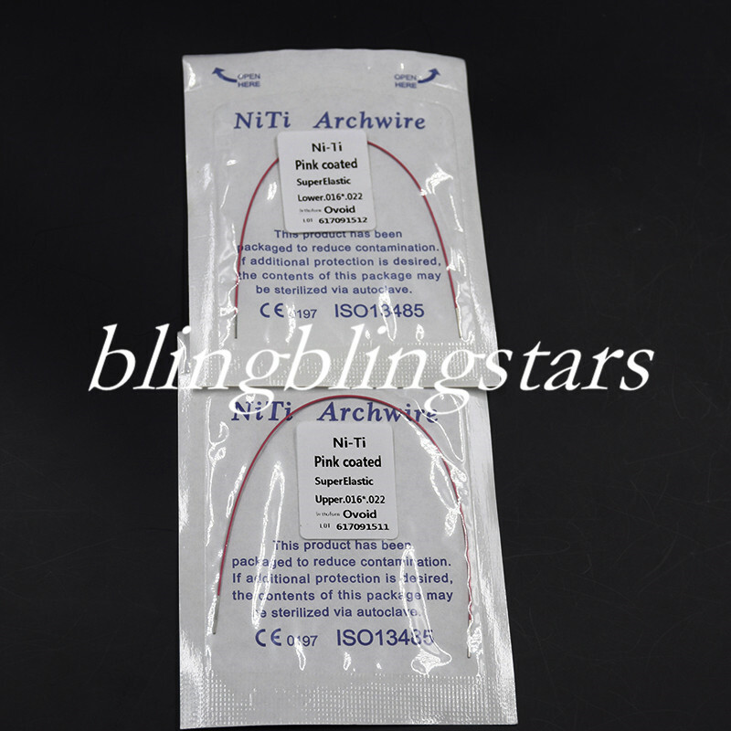 Dental Orthodontic Niti Color Rectangular Arch Wire Supper Elastic Teeth Wire