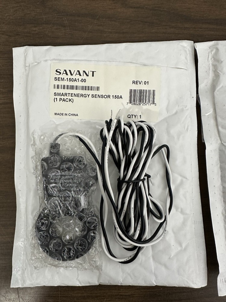 Savant SEM-150A1-00 150 A Split-Core Clip on Current Transformer- New