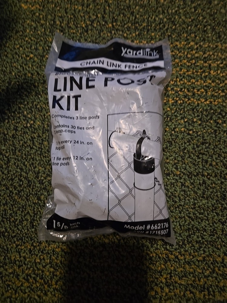 yard link line post kit #662176 Black 1-5/8"
