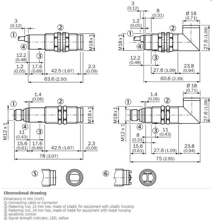 SICK VTE18-3F2212 reflective light sensor optical proximity sensor VTE183F2212