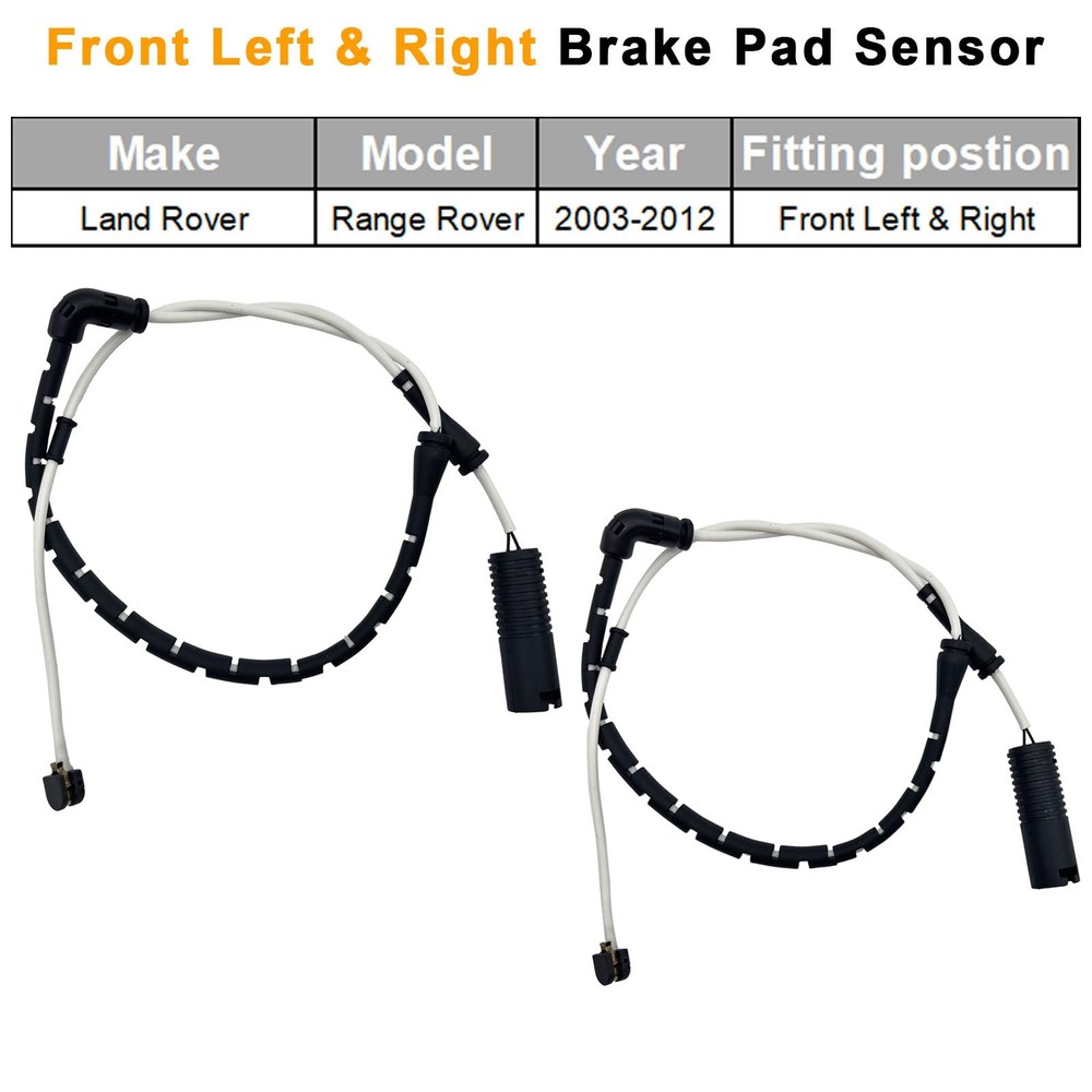 Front Left and Right Brake Pad Sensor Compatible for Land Rover Range Rover 2...