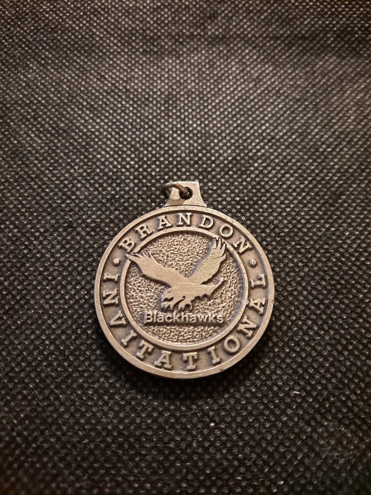 BRANDON INVITATIONAL BLACKHAWKS MEDAL!   e7378DXX